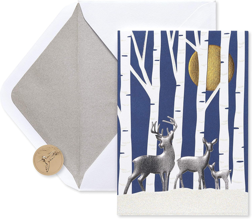 Holiday Cards Boxed with Envelopes, Thinking of You with Warmest Wishes, Deer (1 - Picture 10 of 12
