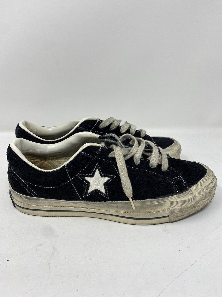 Vintage 90's Black Converse One Star Made in USA Suede Men Vintage 90's Black Converse One Star Made in USA Suede Men