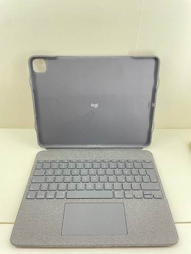 LOGITECH Combo Touch für iPad Pro 12.9“ 5/6. Gen. Grau Tastatur Keyboard wie neu - Photo 4/4