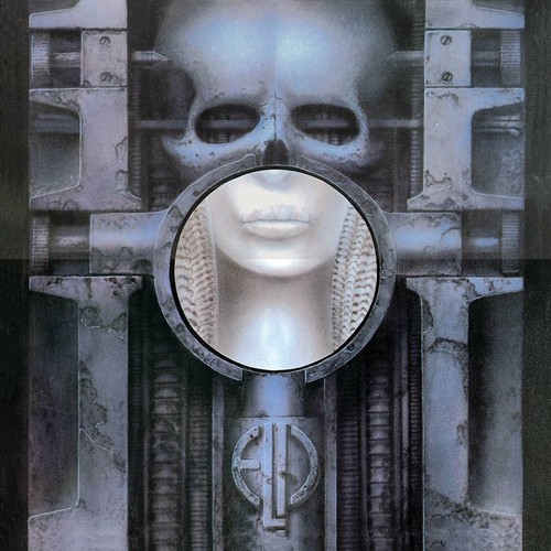 ELP Gehirnsalat Chirurgie BANNER RIESIG 4X4 Fuß Stoff Poster Wandteppich Emerson Lake - Bild 1 von 2