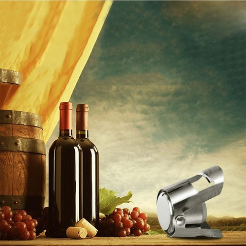 Tappo Per Vino Acciaio Inossidabile Sigillante Bottiglia Di - Foto 6 di 11