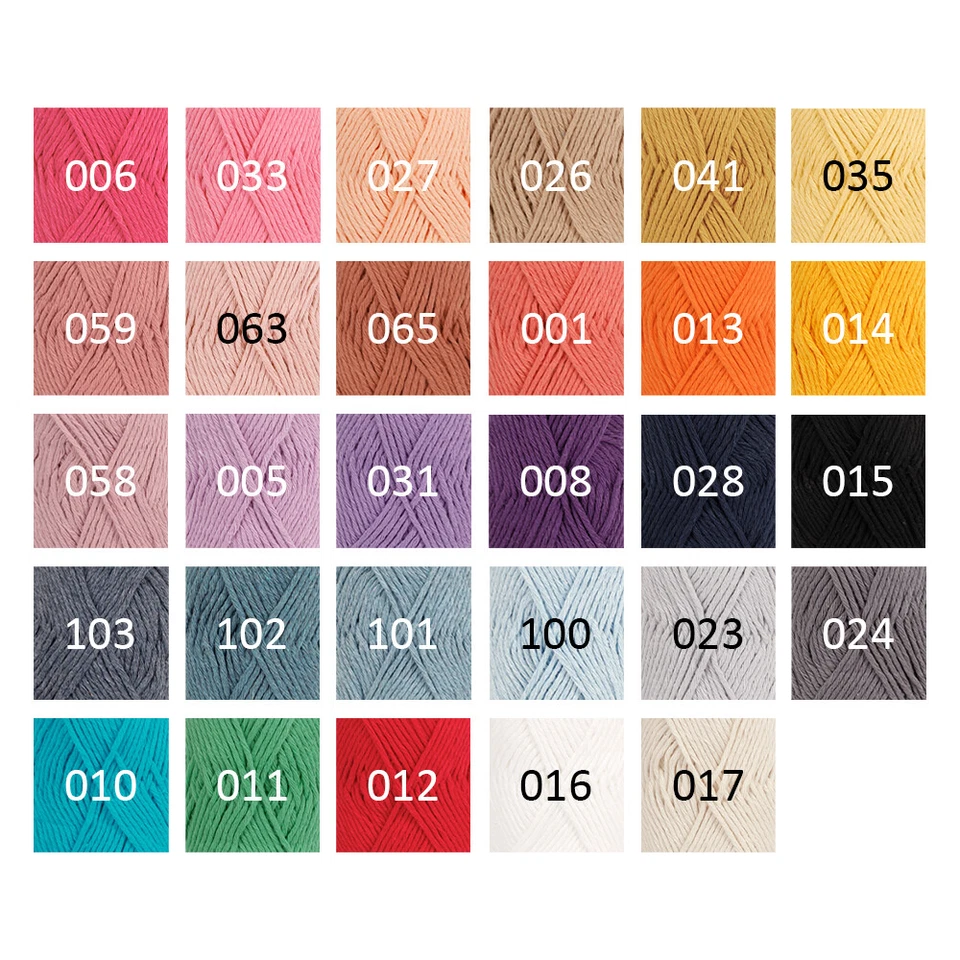 DROPS Paris Aran Yarn Wool 100% Cotton Knitting Crochet Ball 50g 75m 30+ Colours - Image 2 of 4