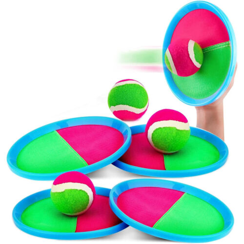 Klettballspiel Klettball Strandspielzeug Strandspiele Wurfspiel Kinder Erwachsen - Bild 2 von 18