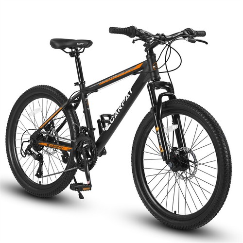 26" Mountain Bike Shimano 21 Speed Disc Brake Men's Bikes Suspension Bicycle - Picture 7 of 7