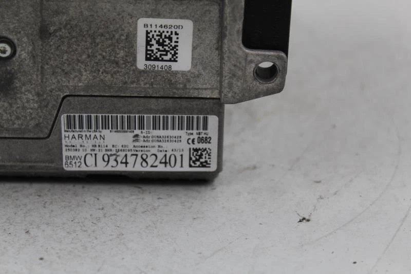 Audio Equipment Radio 2 Din Size Fits 2014-2017 BMW 750i GT OEM #32716 - Image 2 of 4