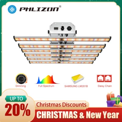 PHLIZON 320W 240W Samsung LED Grow Light lámpara para plantas de espectro completo plantas de interior UV IR