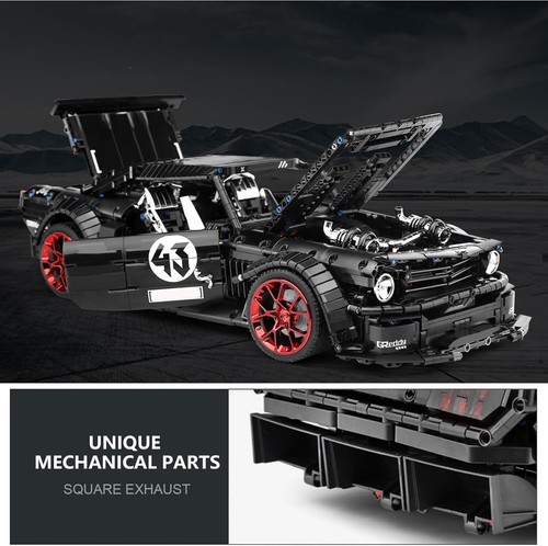 MOULDKING 13108 Technic Ford Mustang Classic Building Blocks Toy Bricks RC Car - Picture 5 of 8