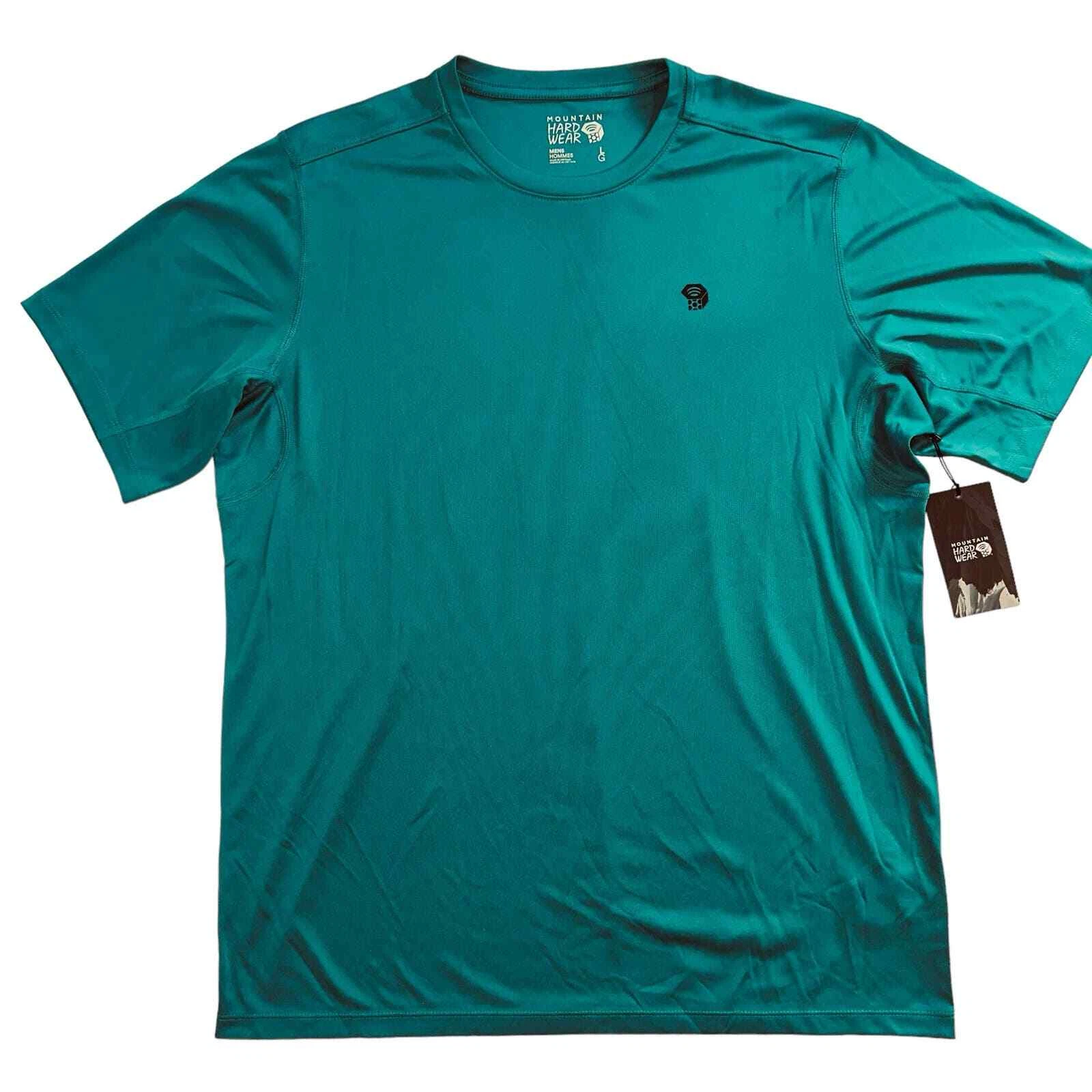 NWT Mountain Head Wear Wicked Tech Short Sleeve Teal T-Shirt Large
