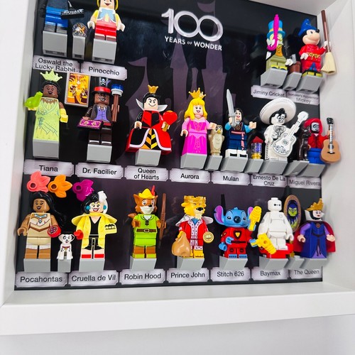 Estuche Marco Exhibición para Lego ® Disney 100 71038 Serie 3 Minifiguras 27cm Especial - Imagen 20 de 21