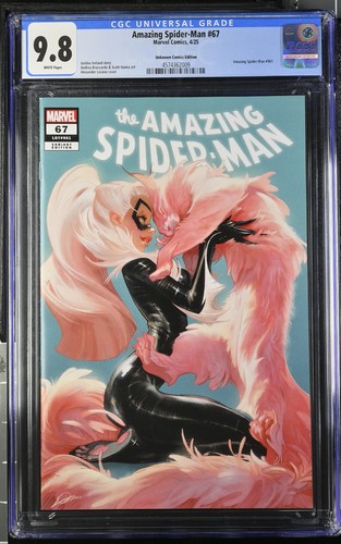 Amazing Spider-Man #67 Alexander Lozano Black Cat Trade Variant CGC 9.8
