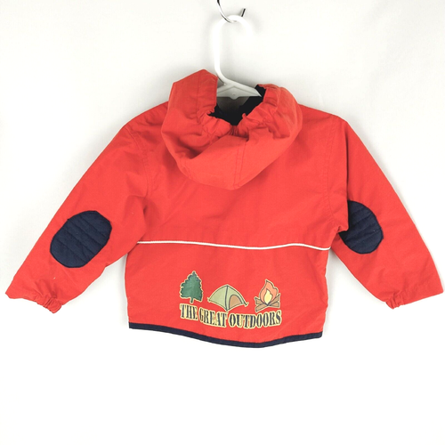 Vintage Beluga New York 24 Monate Unisex Jacke mit durchgehendem Reißverschluss Kapuze und Taschen - Bild 2 von 3