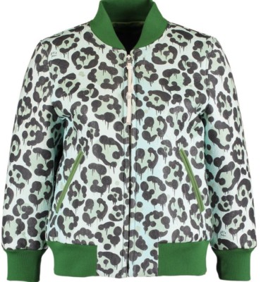 Coach Wild Beast Leather Baseball Jacket - Green - Medium/EU 40/UK 8 - £1600
