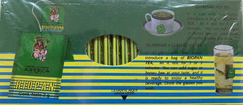 Te de riopan 2 Pack 50 Tea Bags Matarique Encino Damiana Axocopaq Guazima Taray  - Picture 5 of 6