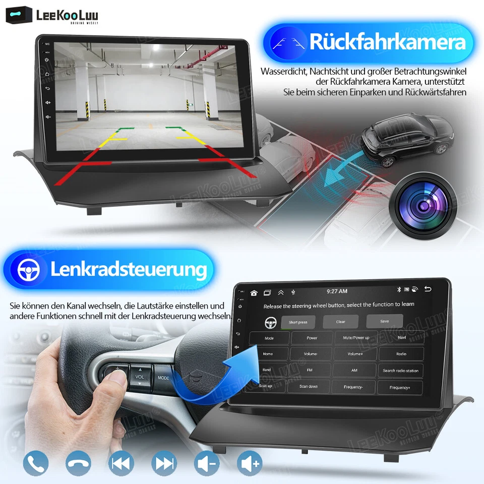 DAB+ 4G+64G Für Ford Fiesta 2008-2016 Android 15 Apple Carplay Autoradio GPS DSP - Bild 4 von 4