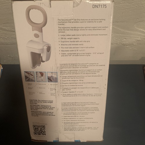 Moen DN7175 Glacier Hand Grip For Tub From The Home Care Collection DN 7175-NIB - Picture 3 of 3
