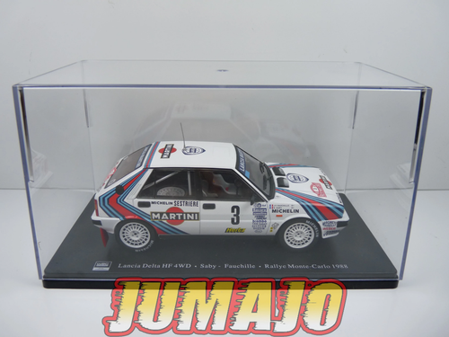 RVQ39 Voiture Rallye 1/24 SALVAT Models : LANCIA Delta HF 4WD 1988 #3 Saby Fauch - Imagen 8 de 8