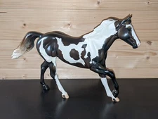 Peter Stone OOAK Dark Liver Chesnut Brown Pinto Foundation Quarter Horse FQH