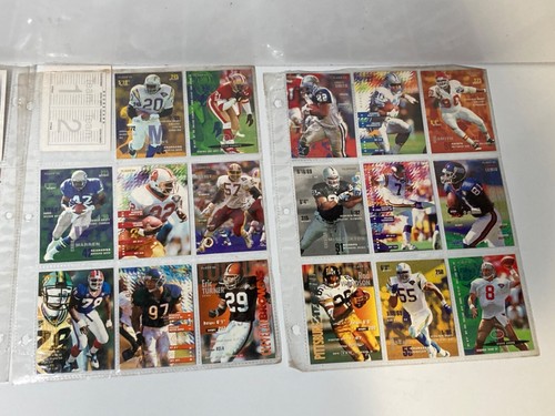 NFL FOOTBALL CARD LOT FLEER VINTAGE 90S COLLECTOR - Picture 9 of 9