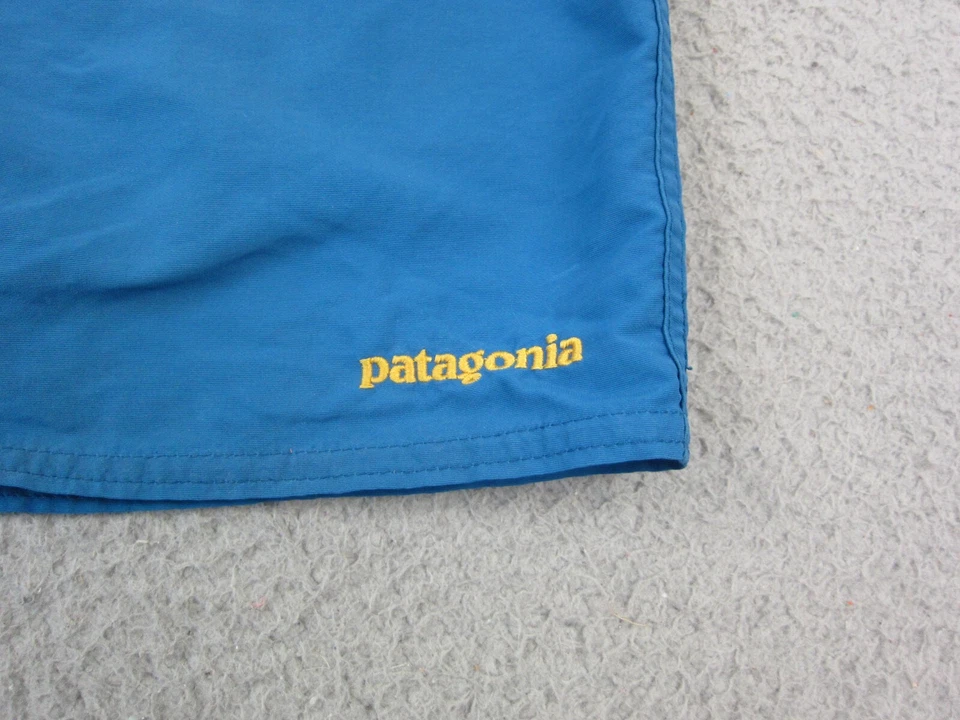 Patagonia Shorts Adult 34 Blue Medium Wavefarer Swim Trunks Boardshorts Mens 19" - Image 2 of 4
