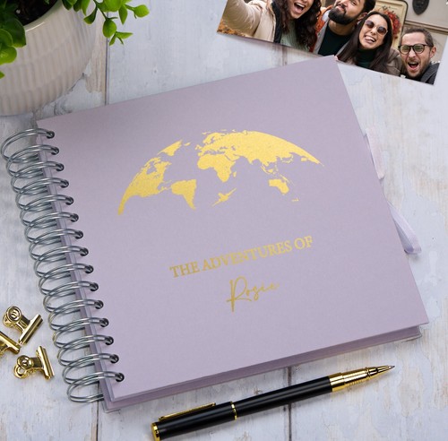 Personalised Adventures Holiday Love Multiple Colour Scrapbook Photo Album - Picture 5 of 75