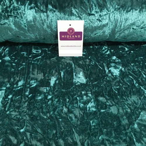 £5.75 Creased Ice Velvet One way stretch Dress Fabric 58" M607 Mtex - Picture 53 of 146
