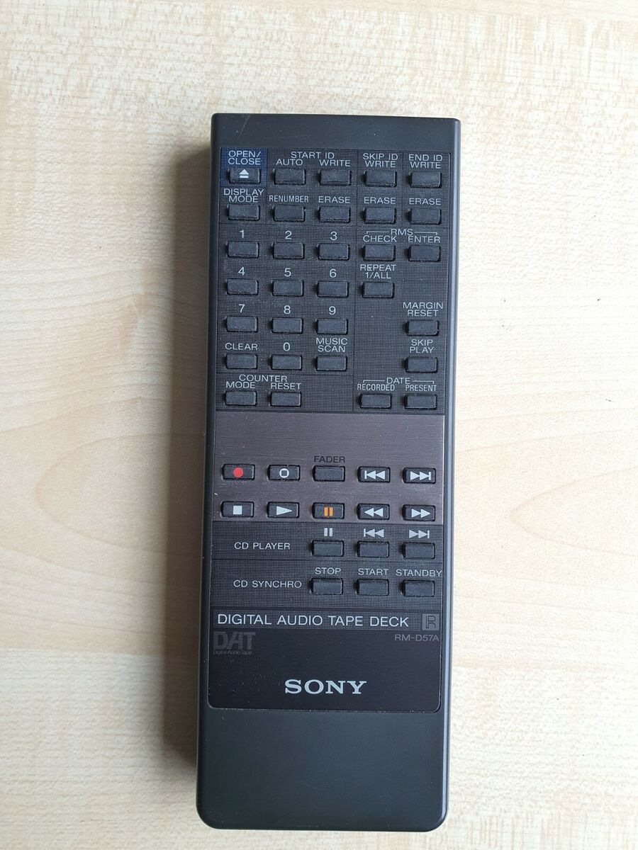 Sony RM D57 A Remote for DAT Recorders (DTC 55ES, DTC 57ES Sony RM D57 A Remote for DAT Recorders (DTC 55ES, DTC 57ES