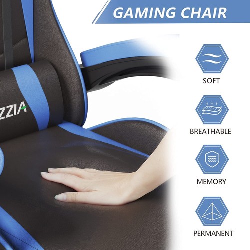 Adjustable Gaming Chair High Back Racing Office Computer Chair Ergonomic Office - Picture 7 of 12