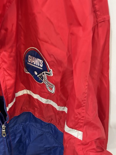 90’s New York Giants Logo Athletic NFL Windbreaker Jacket Size L Large Neu mit Etikett - Bild 2 von 9