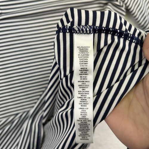 RLX Ralph Lauren Poloshirt Herren Large Schwarz Gestreift Golf Kurzarm - Bild 6 von 13