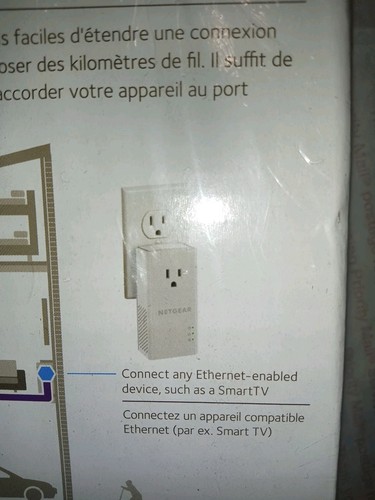 Netgear Powerline 1200 1 Gigabit Port Extra Steckdose PLP 1200 Neu Versiegelt - Lesen Sie unten - Bild 11 von 21