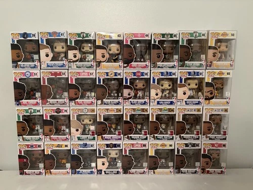 Funko Pop! 32 NBA Basketball Vinyl Figures Lot