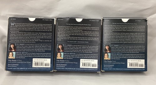 "FIFTY SHADES OF GREY" TRILOGY AUDIO BOOKS - DARKER & FREED 2012 - Foto 2 di 6