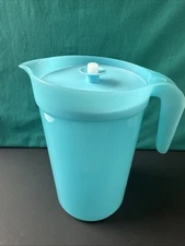 Tupperware Pitcher 1gal Illmia Blue Jarra with Beverage Infuser New Gallon Sale