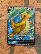 Pokemon Card TCG - Dragonite V 076/078 Full Art Ultra Rare Pokemon GO Near Mint