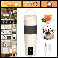 Compact Electric Kettle 350ML - 4 Temp Settings, Travel Water Boiler, Auto Shut-