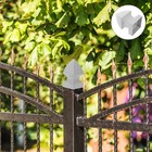 Gothic 5 Inch PVC Post Caps for Outdoor Staircase Handrail End Covers