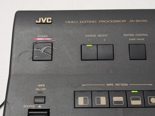 JVC JX-SV55 video editing Processor RCA Connectivity - Picture 3 of 14