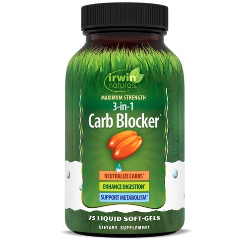 Maximum Strength 3-in-1 Carb Blocker - Neutralize Carbohydrates - 75 Liquid S...