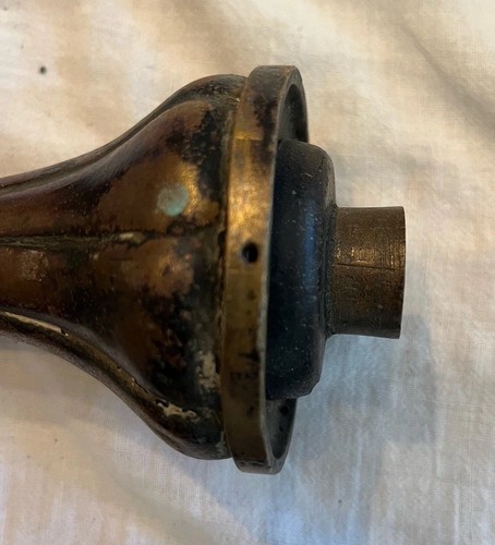 HUGE Arts & Crafts Era Cast Bronze Sconce / Light Fixture Arm Unmarked Tiffany ? - Picture 13 of 16