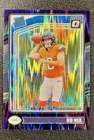 2024 Panini Donruss Optic Rated Rookie Purple Shock Prizm Bo Nix #209 Rookie RC