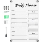 1 Set of Weekly Plan Memo Board Creative Message Board erasable note board