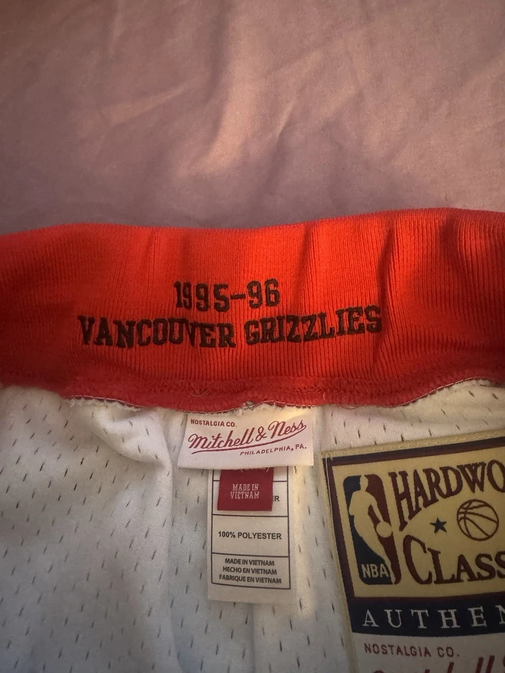 Pantalones Cortos Mitchell And Ness Auténticos Memphis Grizzlies Foto 2 de 4