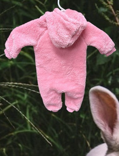 Levi’s Baby Mädchen Größe 6 Monate Reißverschluss vorne Fleece Hoodie Einteiler Strampler $ 40 - Bild 2 von 6