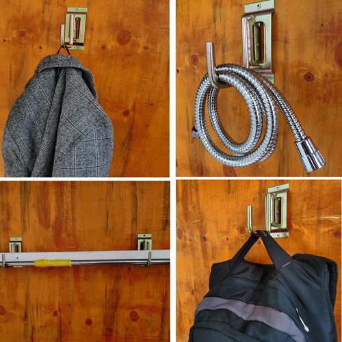 6 Pack E-Track Steel J-Hooks,Tie-Down Accessories w/E-Track Spring Fitting At... - Picture 5 of 7