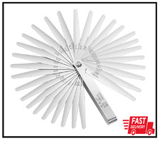 32 Blades Steel Feeler Gauge Tapered Feeler Gauge Set Stainless Steel Dual Marke