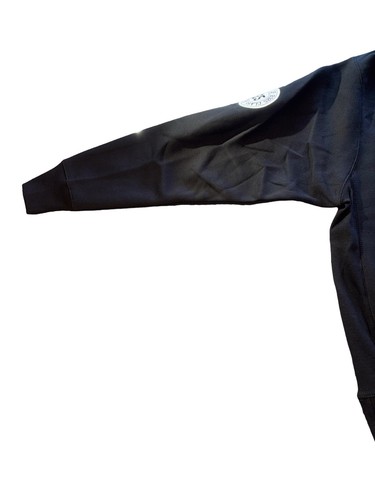 Jostens Crew Sweatshirt Medium Black Gray Class Of 2025 Graduation Winter Heavy - Picture 13 of 13