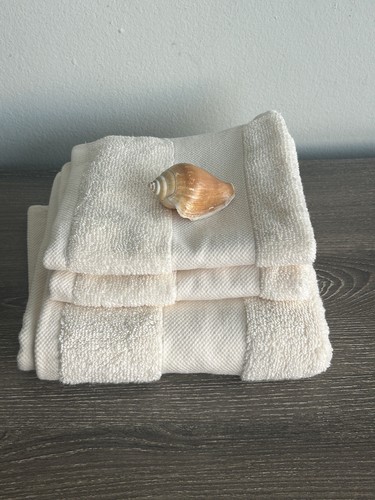 Ralph Lauren Lauren Wescott Bath Towel 100% Cotton Set of 4 NEW! - Picture 3 of 8