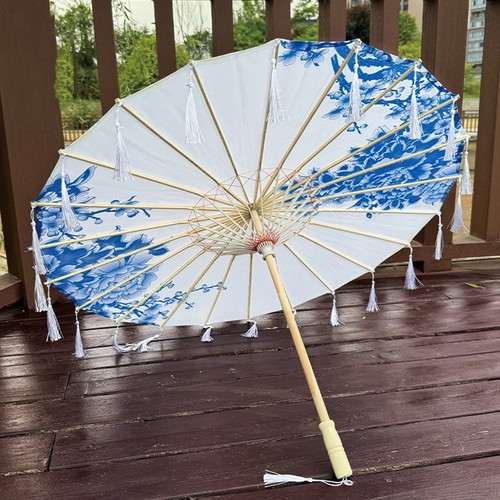 Handheld Classical Oil Paper Umbrella Ancient Dance Umbrella Girls - Picture 30 of 37