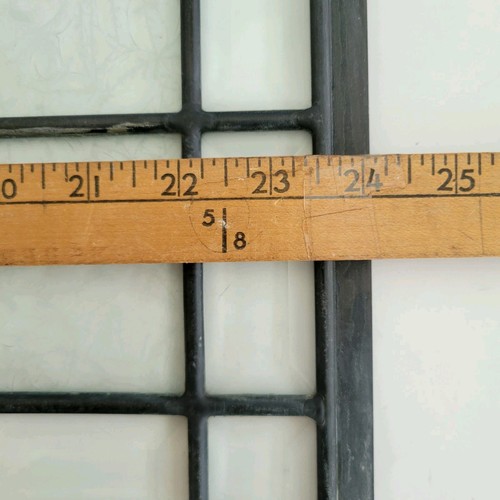Panel de ventana de vidrio transparente biselado grabado de colección salvamento esmerilado 24" x 10,5" - Imagen 10 de 12