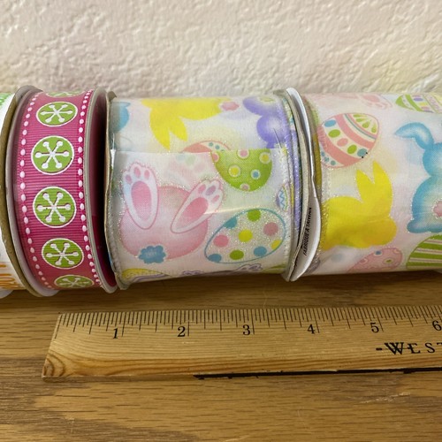 CINTA ARTESANAL de Pascua usada y nueva - algunas con cable - lote de 12 resortes - Imagen 6 de 7